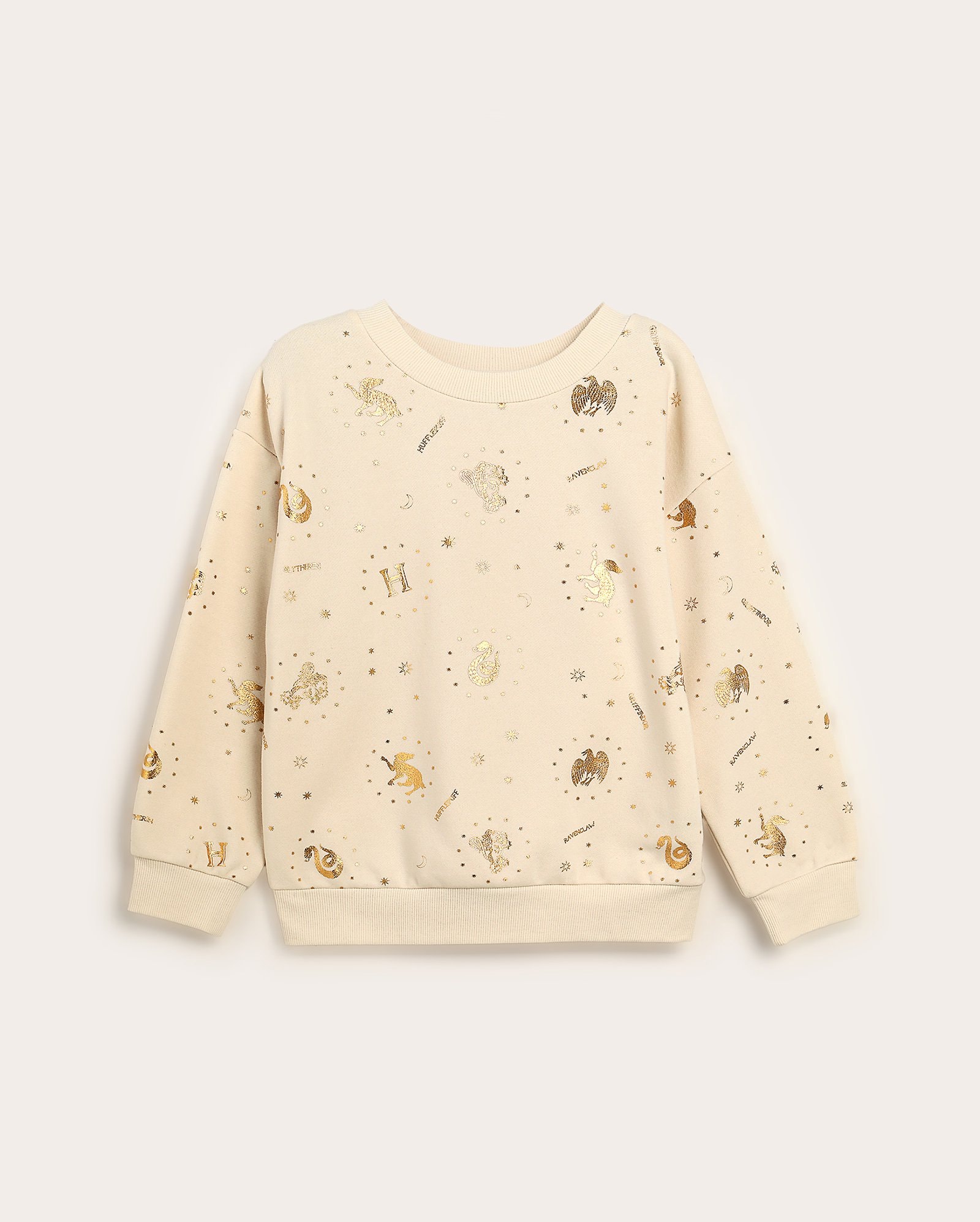 Blusa de moletom infantil Harry Potter 6-14A - bege | Universal