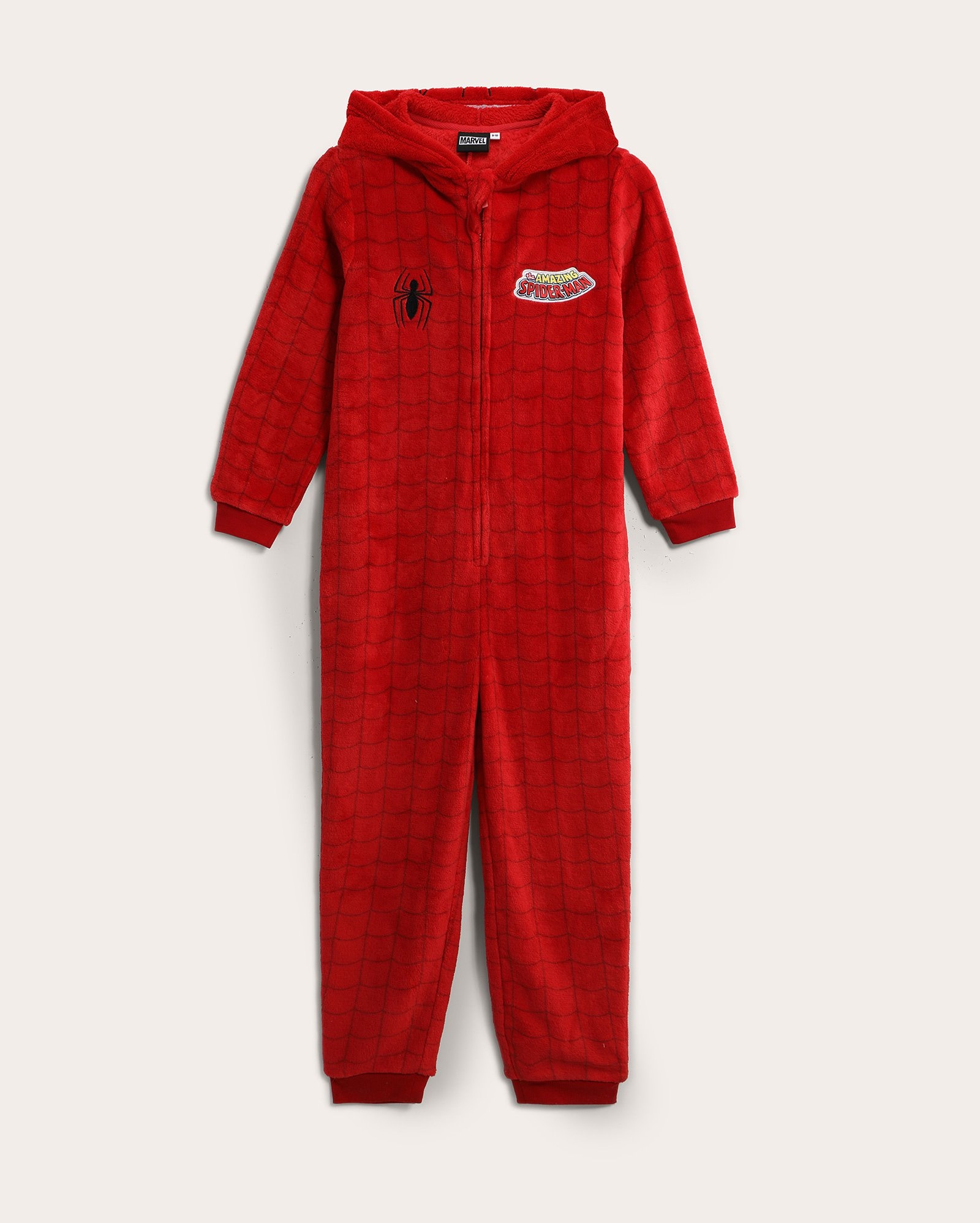 Pijama longo infantil Homem-Aranha 4-10A - vermelho | Marvel