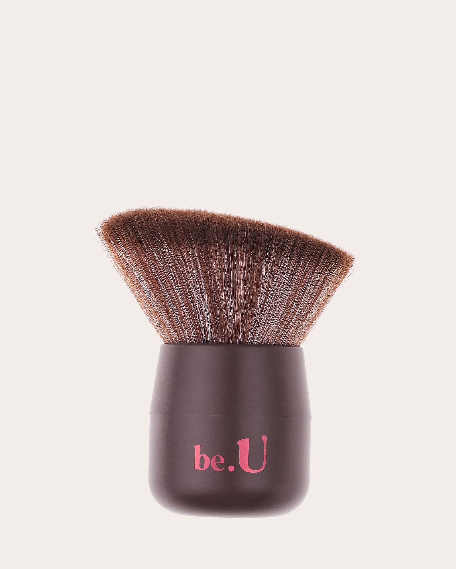 Pincel kabuki para maquiagem - vinho | be.U