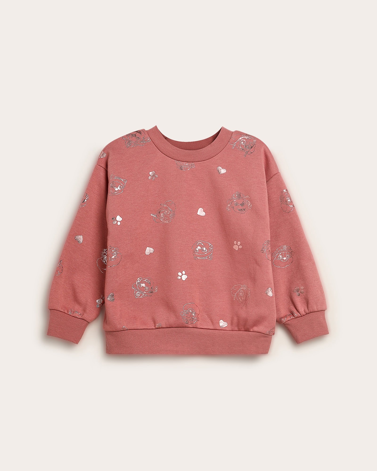 Blusa de moletom infantil Patrulha Canina 1-6A - rosa | Paramount