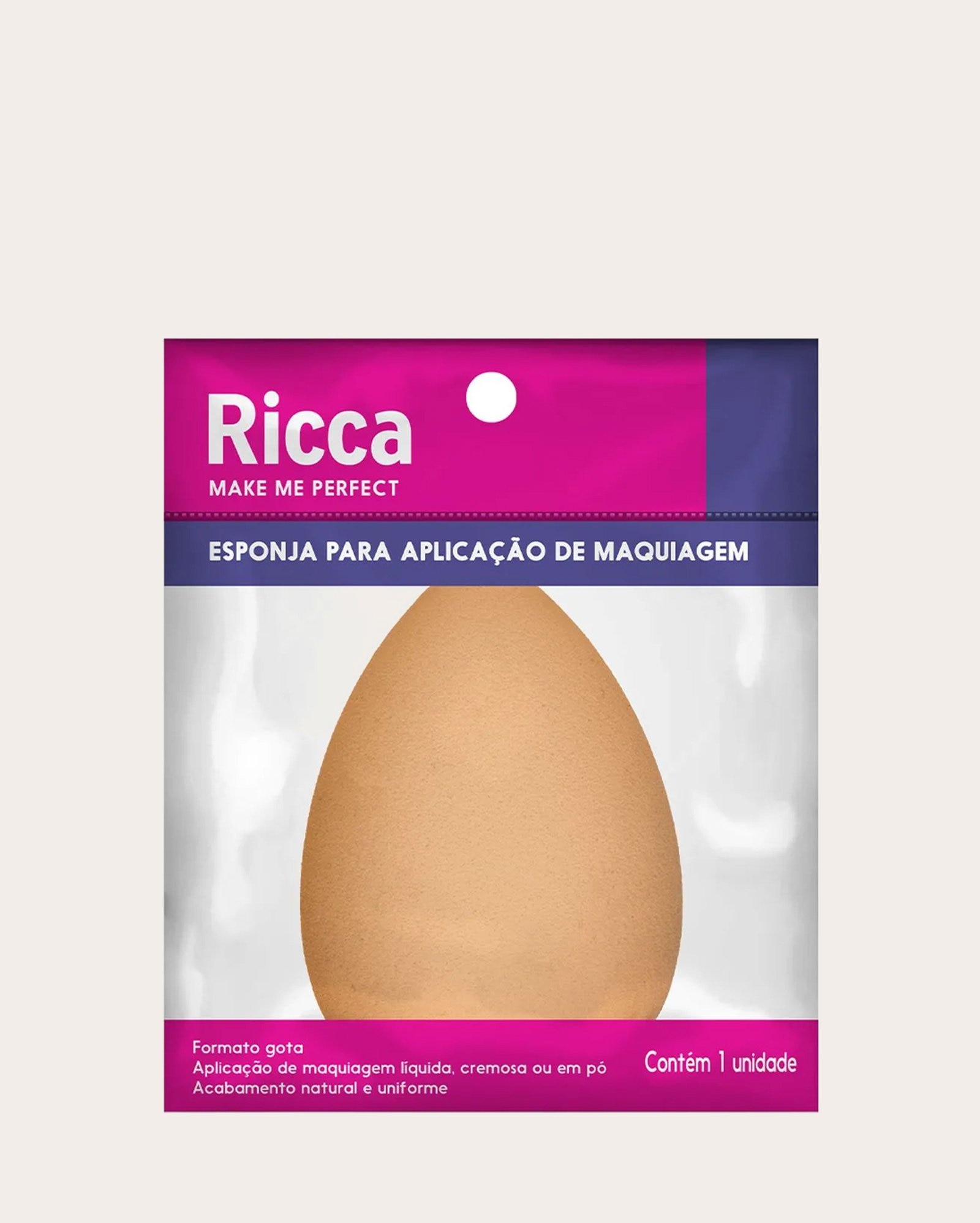 Esponja de maquiagem Perfect G indivisual | Ricca