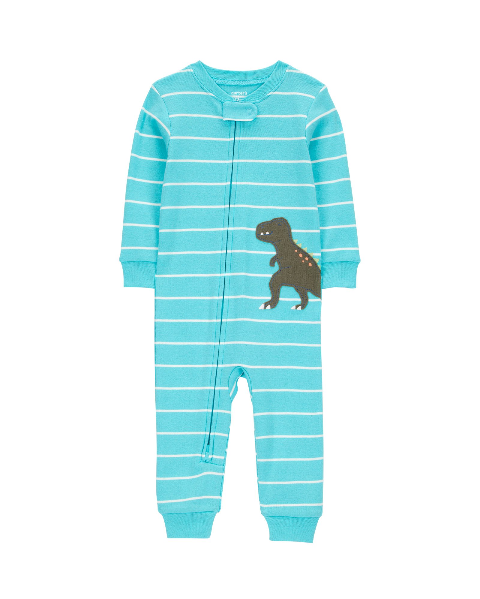 Macacão pijama infantil dinossauro azul | Carter's