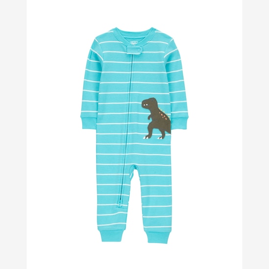 Macacão pijama infantil dinossauro azul | Carter's