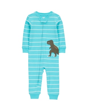 Macacão pijama infantil dinossauro azul | Carter's