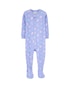 Macacão pijama infantil pezinhos algas marinhas lilás | Carter's