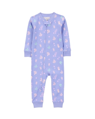 Macacão pijama bebê algas marinhas lilás | Carter's
