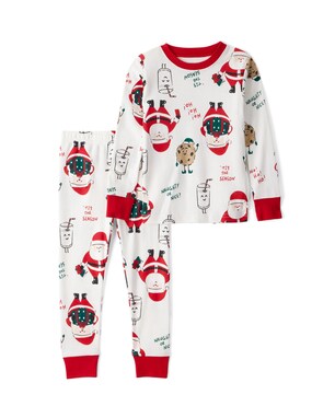 Conjunto longo bebê 2 peças Natal branco | Carter's