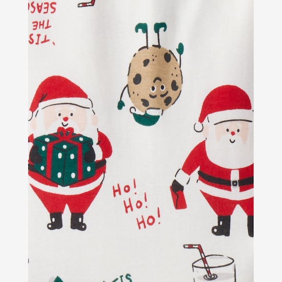 Conjunto longo infantil 2 peças Natal branco | Carter's