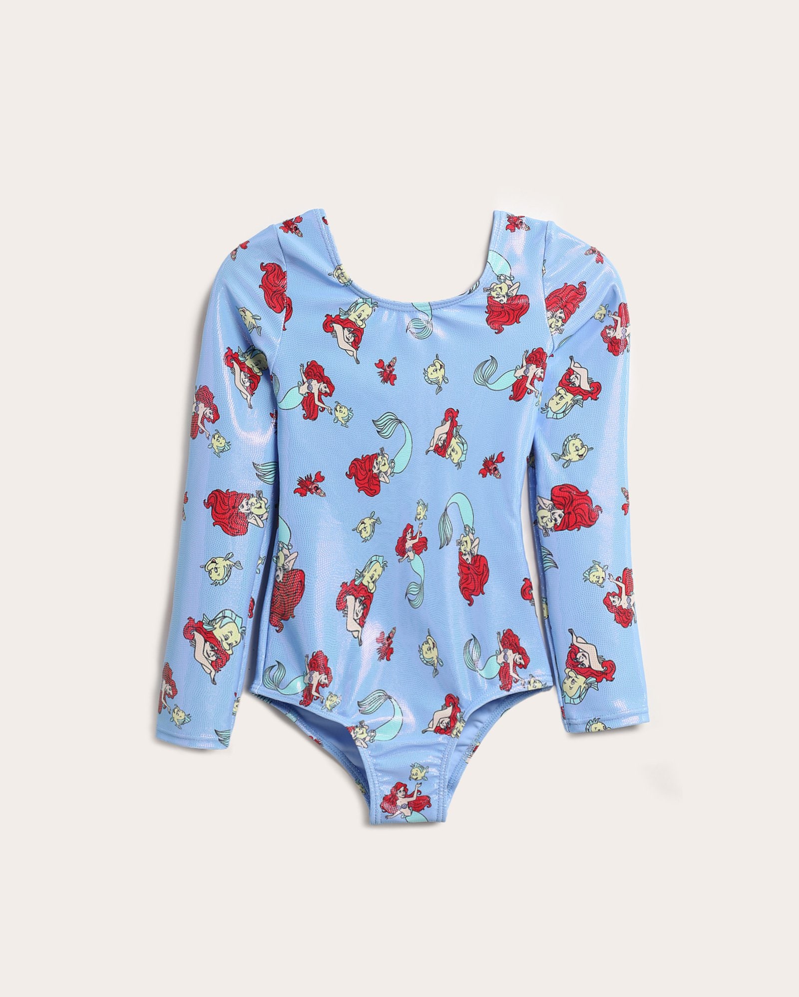 Maiô infantil Pequena Sereia com proteção UV50+ 5-12A - azul | Disney