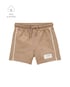 Bermuda infantil de moletom com amarração marrom | Carter's