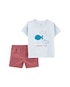 Conjunto curto infantil 2 peças peixes do mar multicor | Carter's