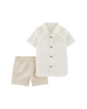 Conjunto curto infantil 2 peças social multicor | Carter's