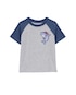 Camiseta infantil manga curta jogador tubarão cinza | Carter's