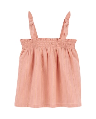 Regata infantil com laço e listras laranja | Carter's