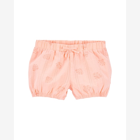 Short infantil borboletas com textura laranja | Carter's