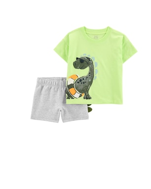 Conjunto curto bebê 2 peças dinossauro multicor | Carter's