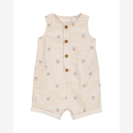 Macaquinho bebê pôr do sol bege | Carter's