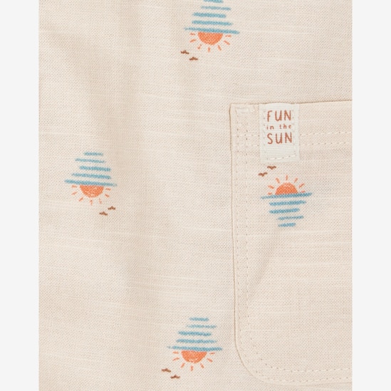 Macaquinho bebê pôr do sol bege | Carter's