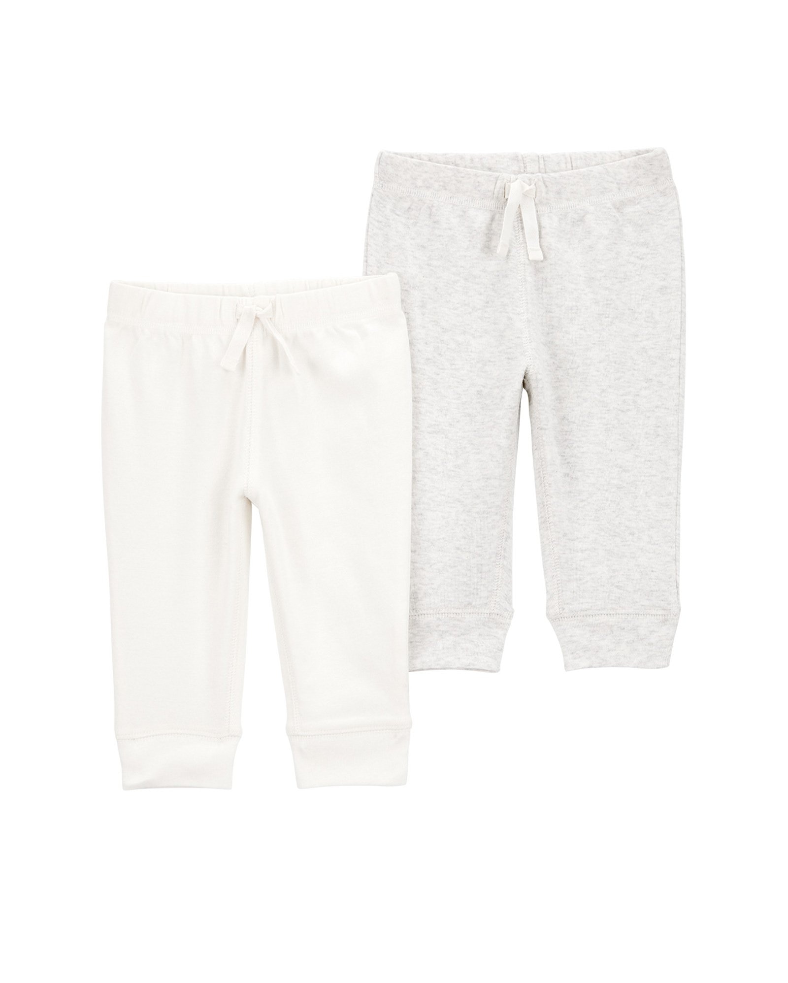 Kit calça bebê 2 peças cós elástico e laço multicor - Multicor | Carter's