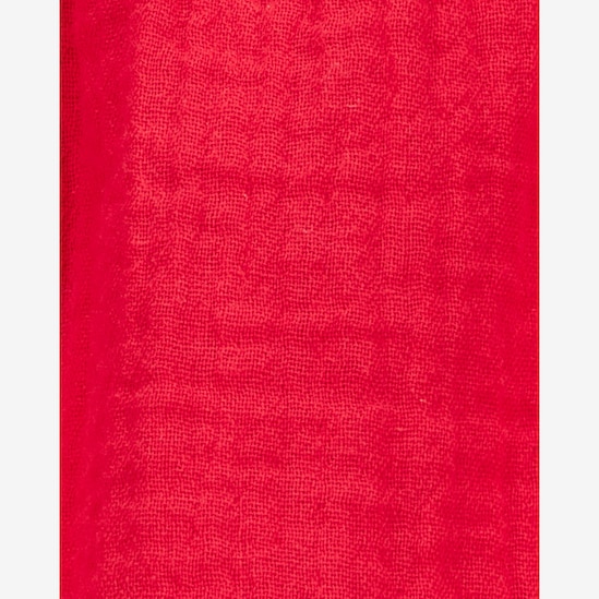 Vestido bebê evasê texturizado com laço e calcinha vermelho | Carter's