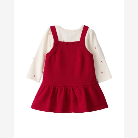 Salopete bebê de tricot bengala natalina multicor | Carter's