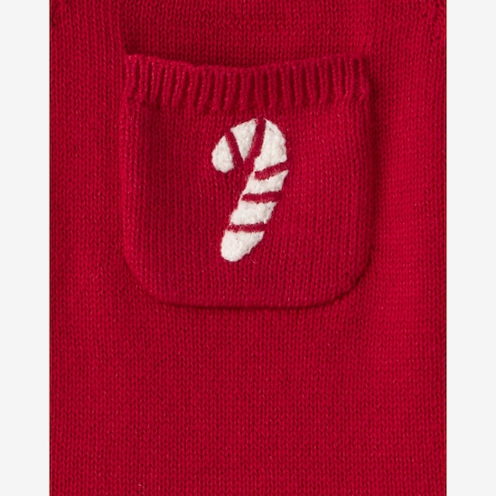 Salopete bebê de tricot bengala natalina multicor | Carter's