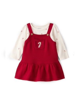 Salopete bebê de tricot bengala natalina multicor | Carter's