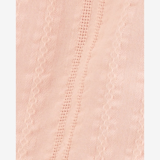 Conjunto curto bebê 2 peças texturizado com faixa laranja | Carter's