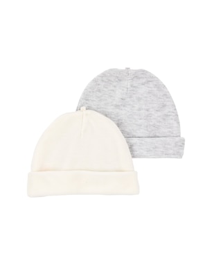 Kit touca bebê 2 peças com dobra multicor | Carter's