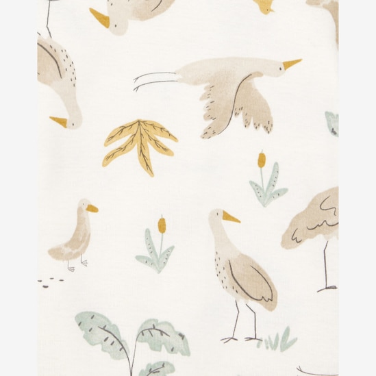 Conjunto longo bebê 3 peças pelicano off-white | Carter's