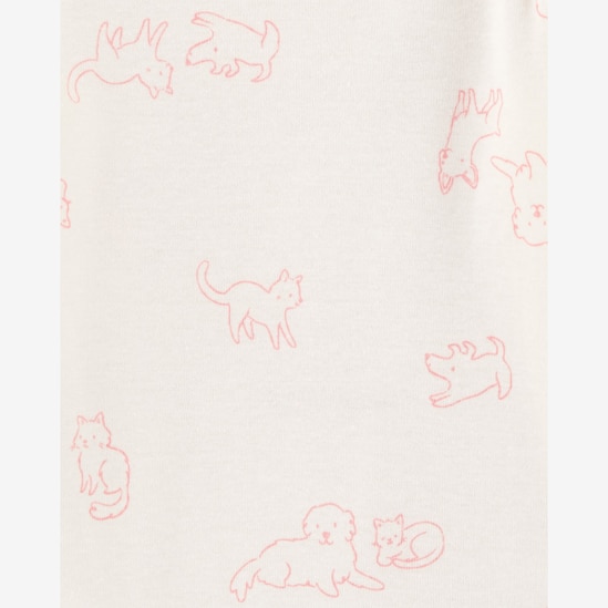 Kit body bebê 4 peças cachorro e gato multicor | Carter's