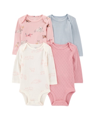 Kit body bebê 4 peças cachorro e gato multicor | Carter's