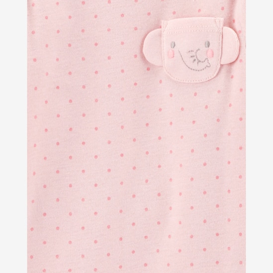 Kit body bebê 4 peças bichinhos e poá multicor | Carter's