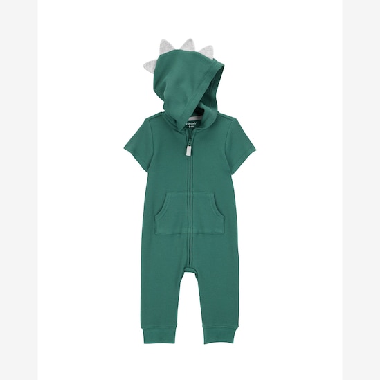 Macacão bebê manga curta dinossauro verde | Carter's 