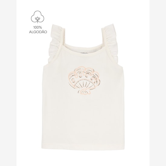 Regata infantil concha do mar off-white | Carter's