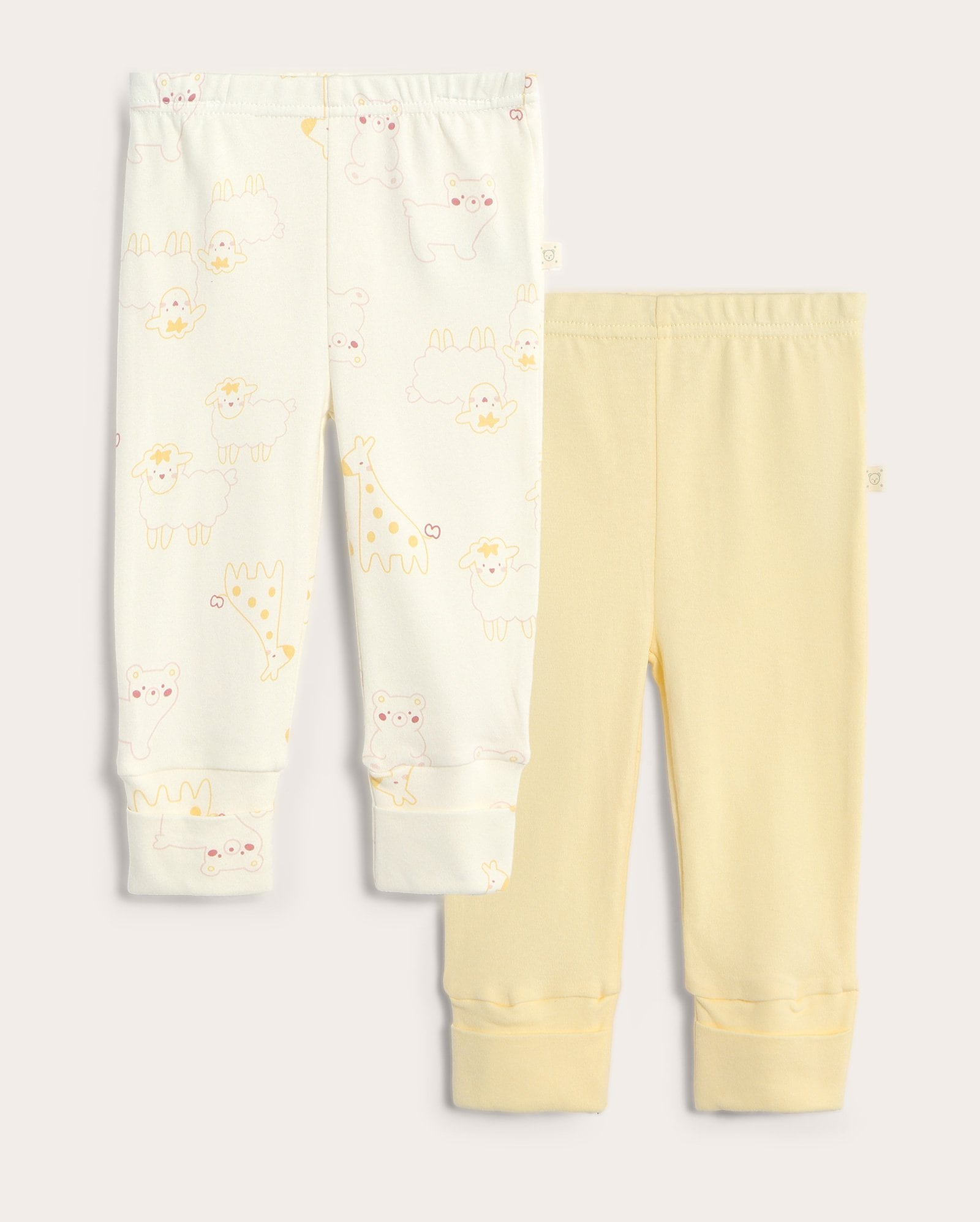 Kit calça bebê 2 peças - multicor
