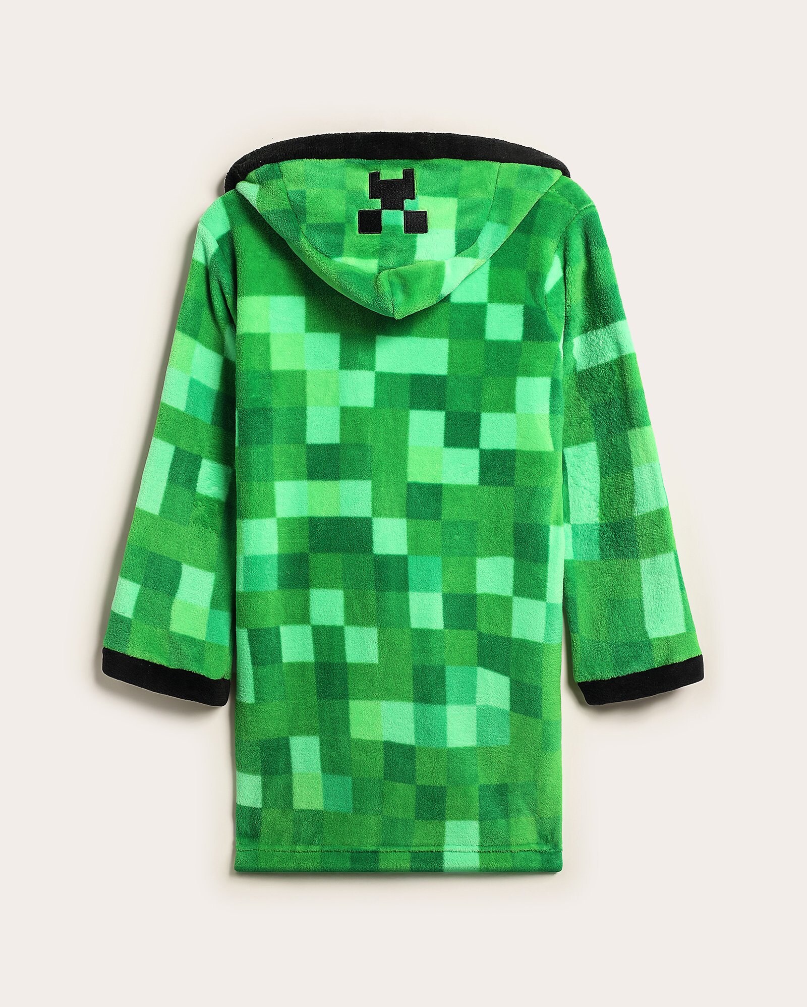 Minecraft Ruppee Riachuelo | Roupão infantil fleece Creeper 6-14A - verde | Minecraft