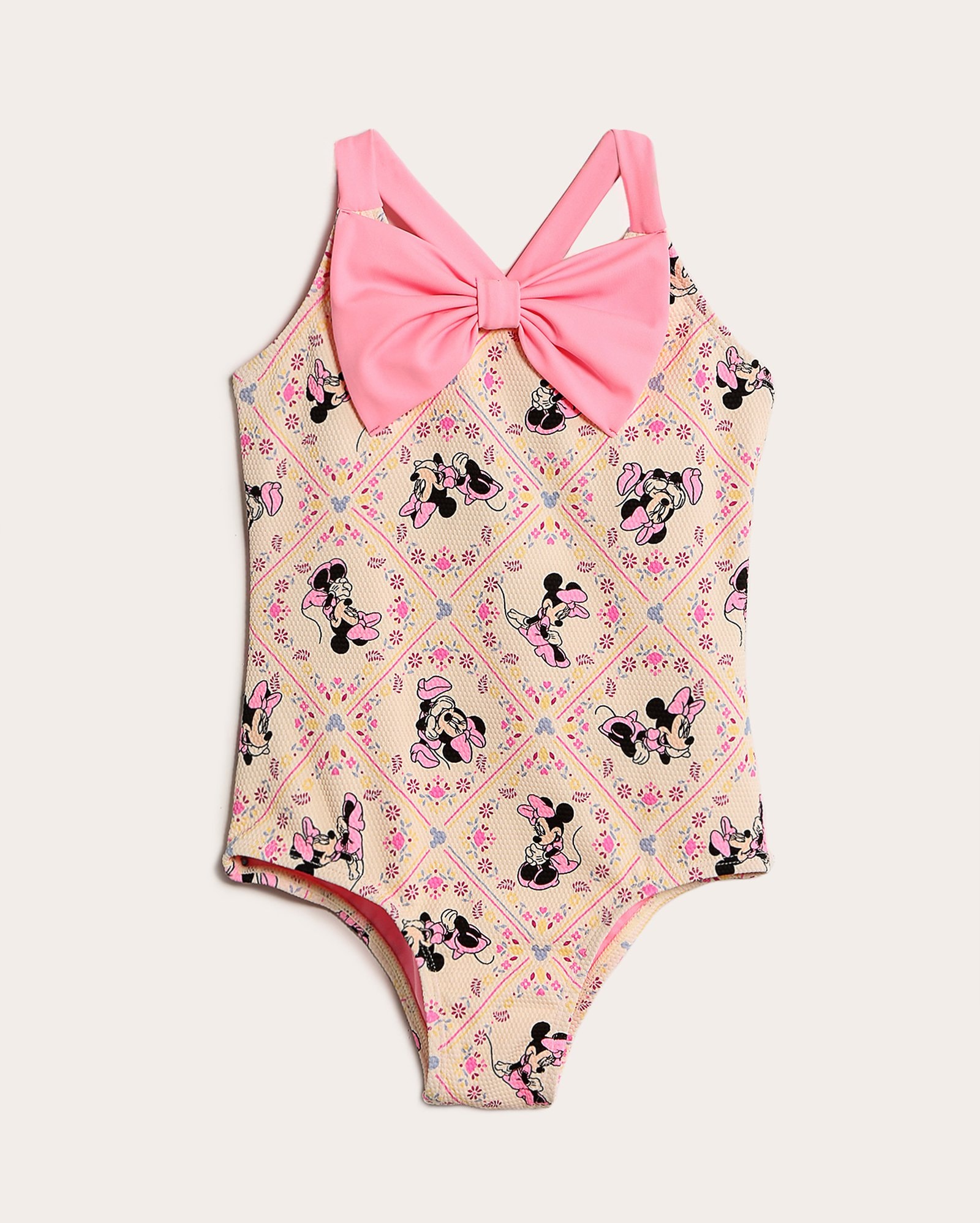 Maiô infantil Minnie com laço 4-10A - multicor | Disney