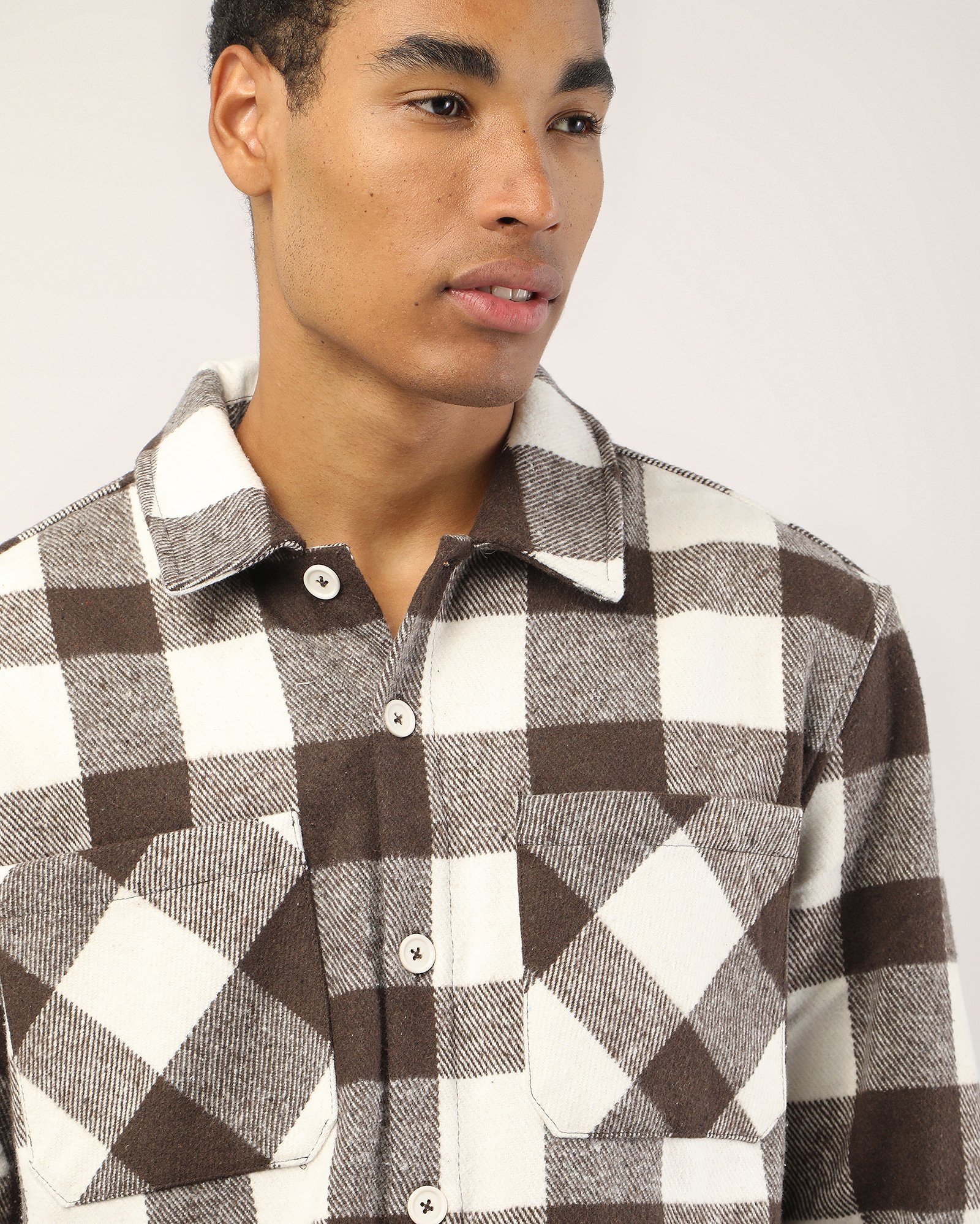 Riachuelo | Overshirt masculina flanelada xadrez - multicor