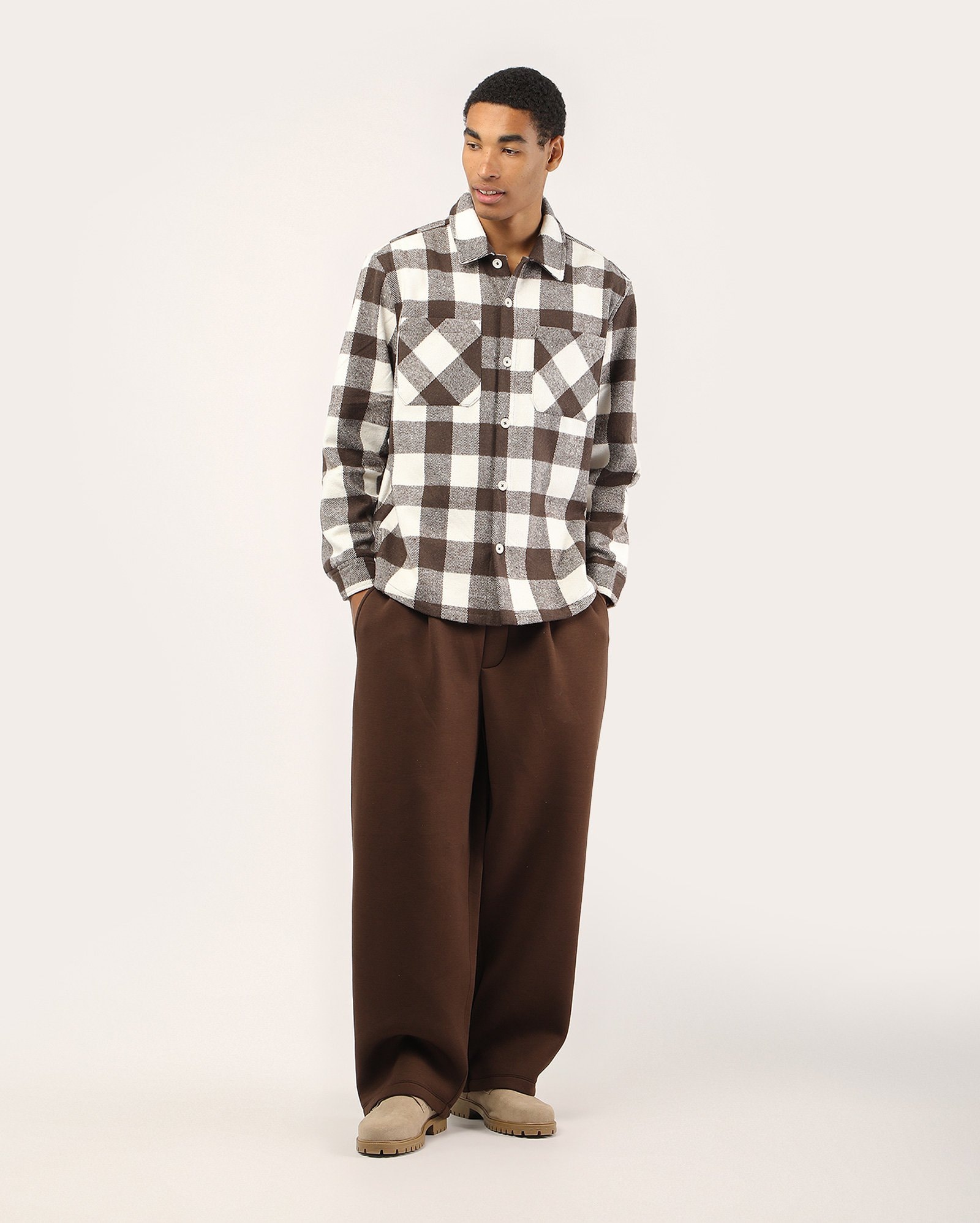 Riachuelo | Overshirt masculina flanelada xadrez - multicor