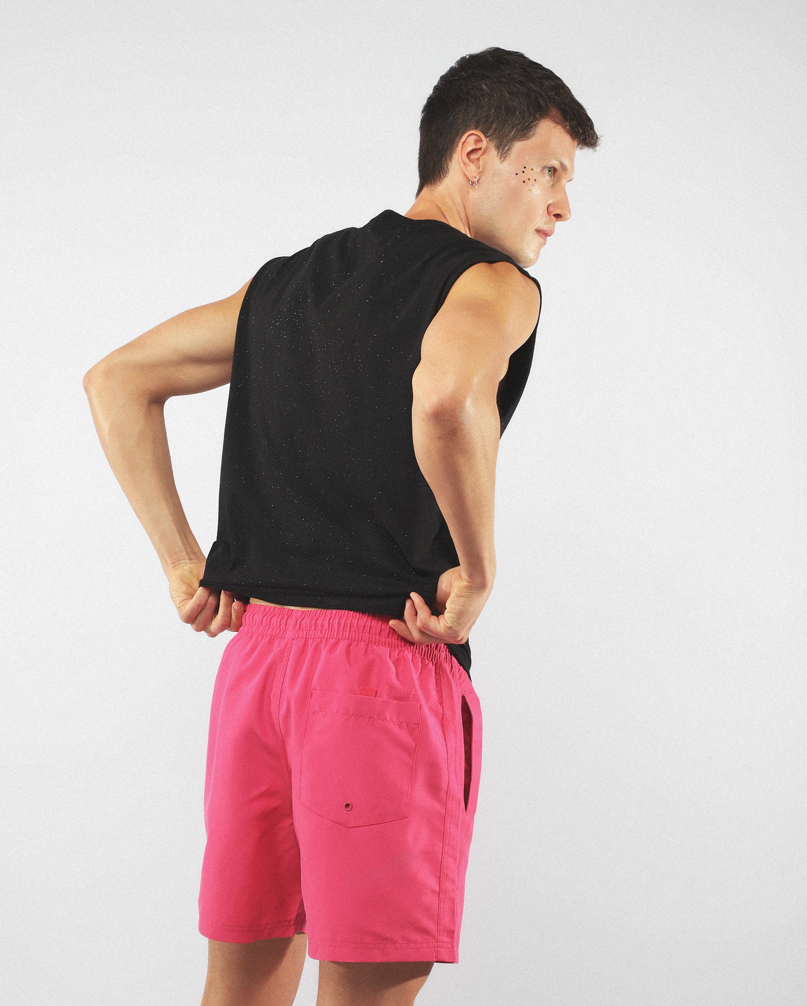 Short água masculino estampa mágica - rosa — foto 5