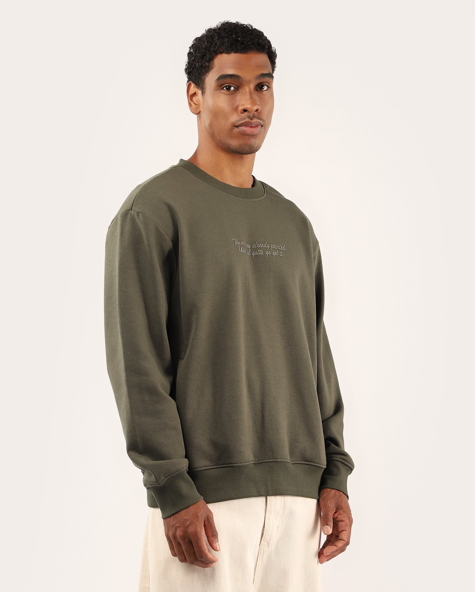 Blusa moletom masculino careca com bolso - verde