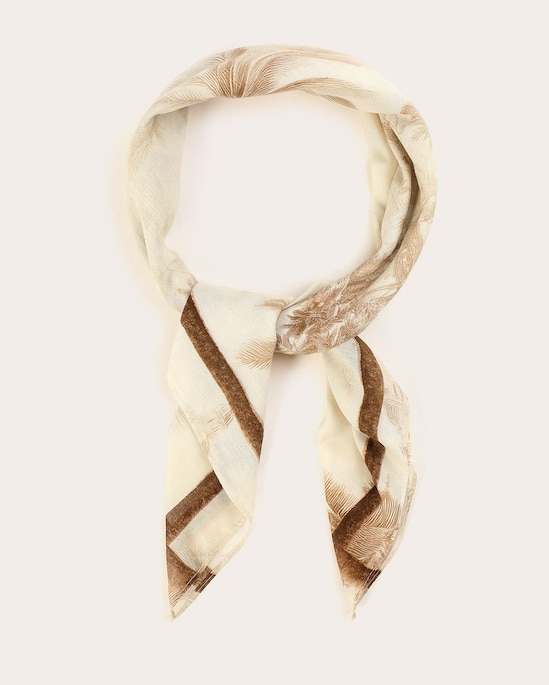 Lenço feminino bandana paisagem