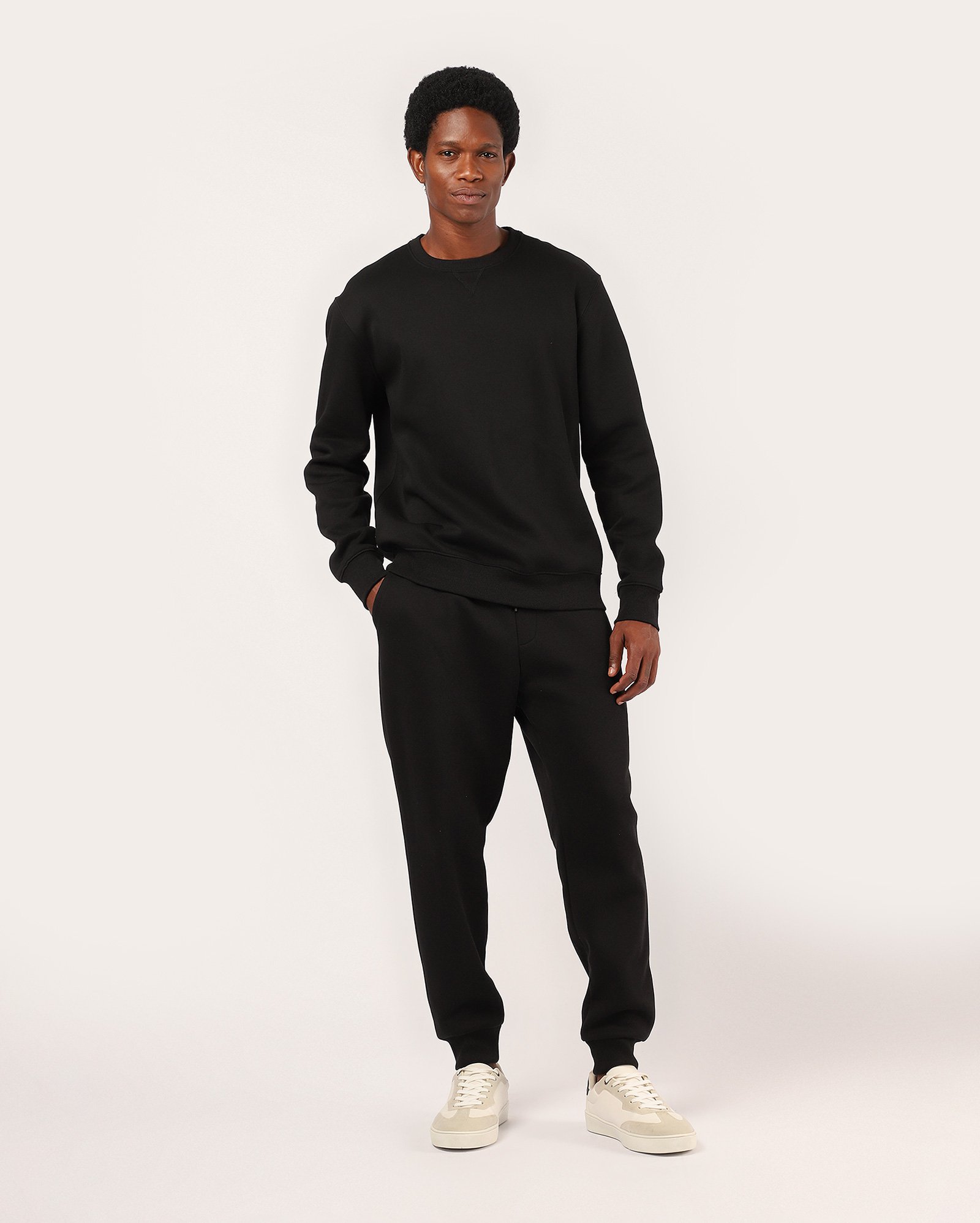 Calça de moletom masculina jogger - Preto