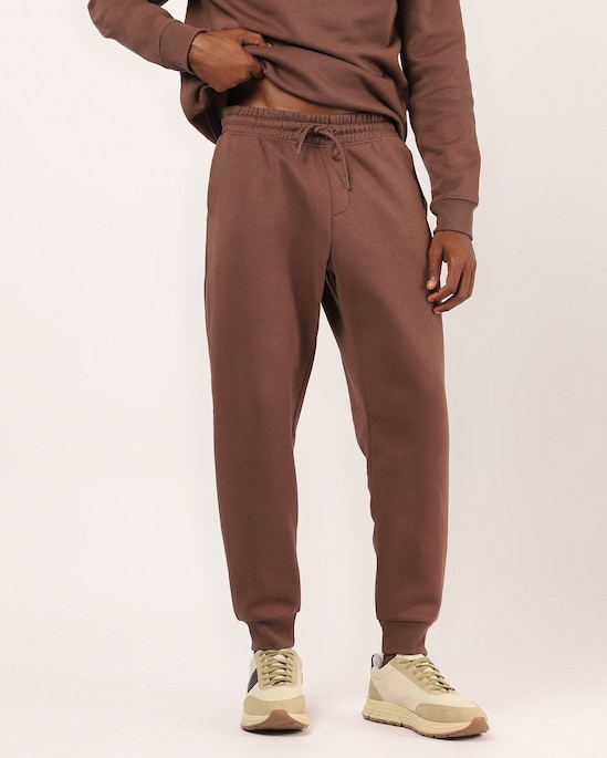 Calça de moletom masculina jogger - Marrom