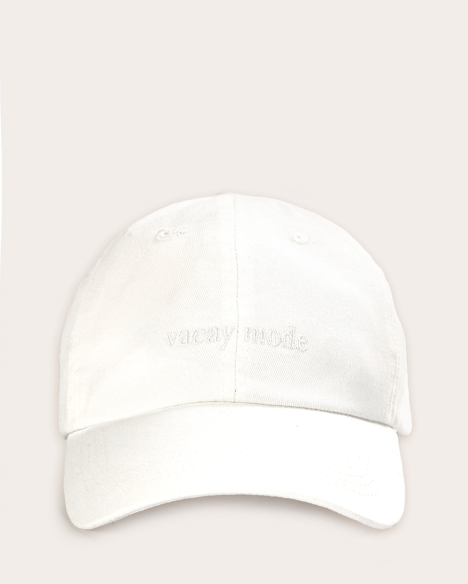 Boné feminino aba curva strapback vacay mode - off-white