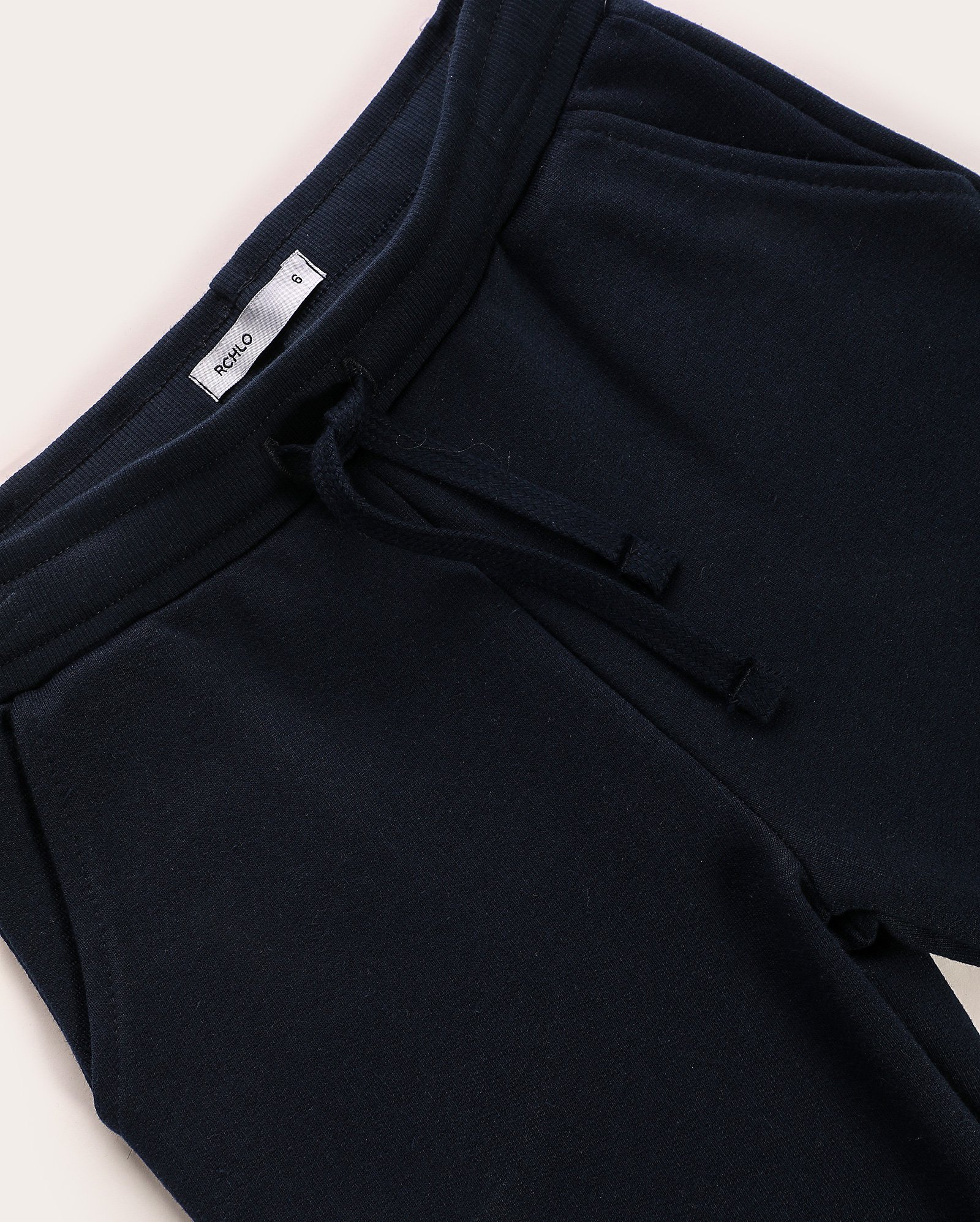 Calça de moletom infantil jogger sem felpa 4-10A - azul