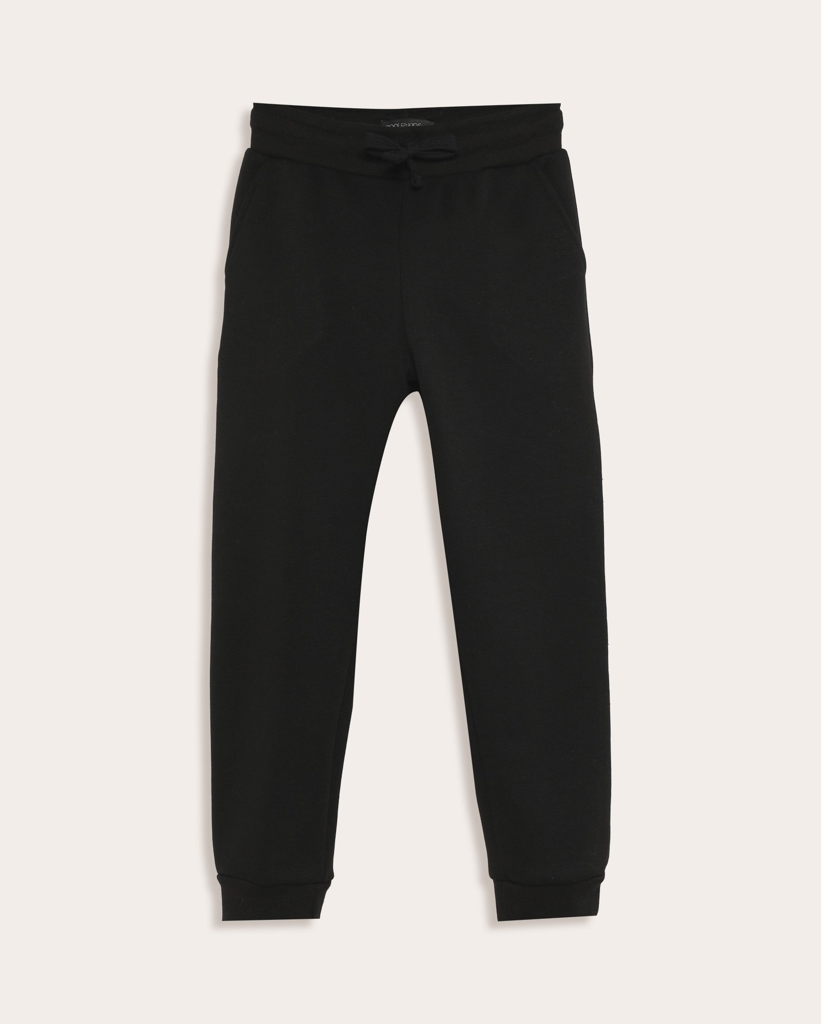Calça de moletom infantil 4-10A - Preta