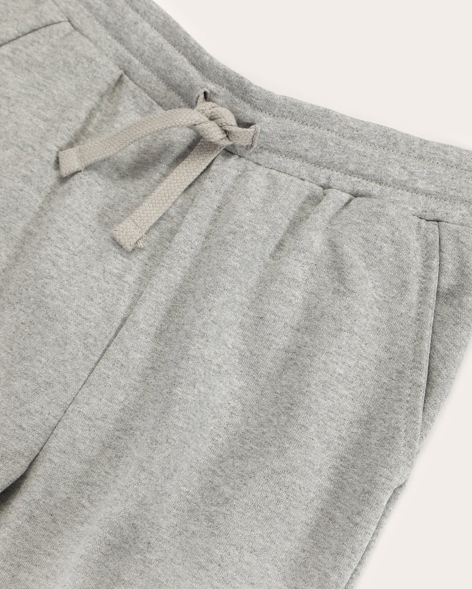 Calça de moletom infantil jogger sem felpa 4-10A cinza
