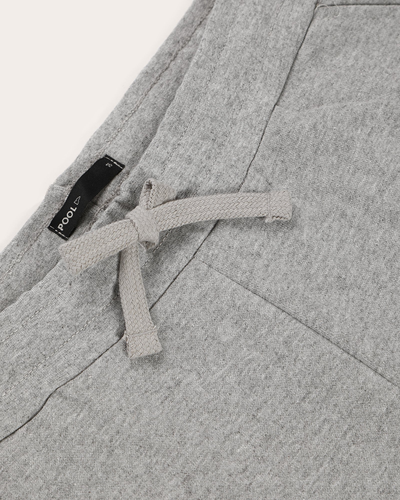 Calça de moletom juvenil jogger mescla cinza